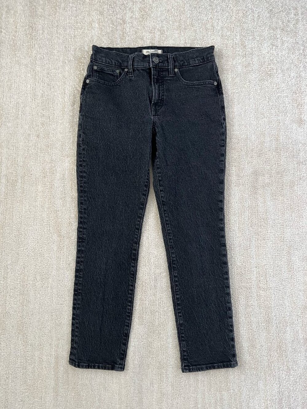 Madewell The MidRise Perfect Vintage Jean 26 Crop Straight Leg Denim